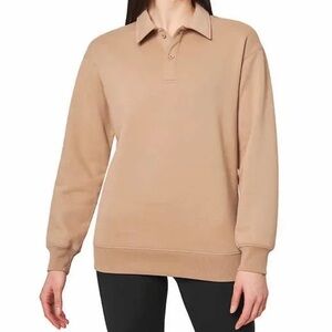 Mondetta Women's Collared Fleece Pullover Polo